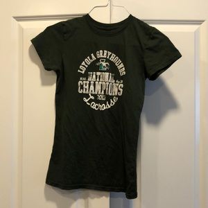 Loyola National Champions Lacrosse 2012 shirt